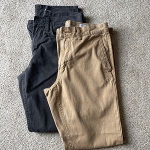 TWO pairs of mens Old Navy pants, 29x32